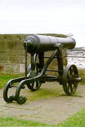 Cannon covering the harbour entrance