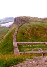 A milecastle on Hadrian's Wall