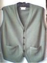 Gents Loden waistcoat with two pockets