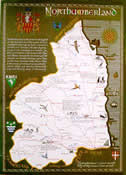 Northumberland map